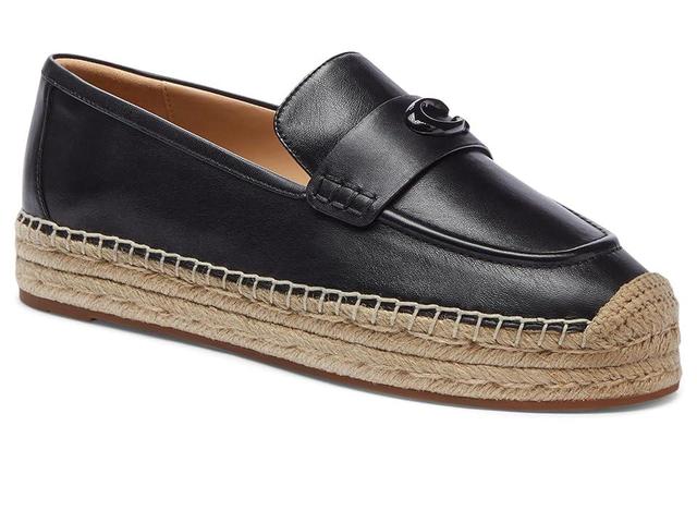 COACH Camilla Leather Espadrille Women's Flat Shoes Product Image