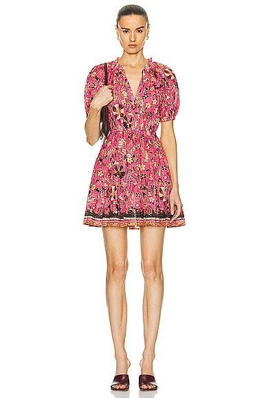 Ulla Johnson Sanna Dress in Pink Product Image