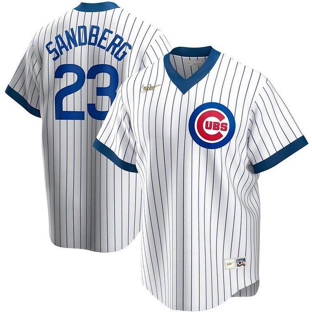 Mens Nike Ryne Sandberg Chicago Cubs Home Cooperstown Collection Player Jersey Product Image