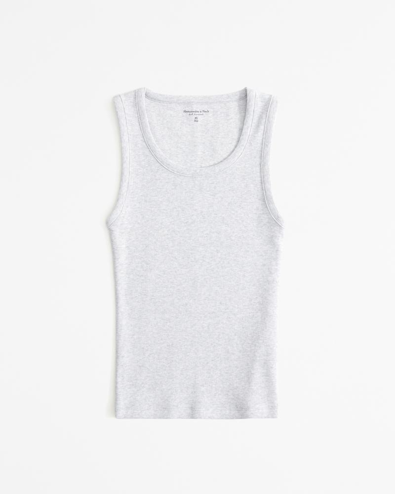 Essential Tuckable High Scoopneck Rib Tank Product Image