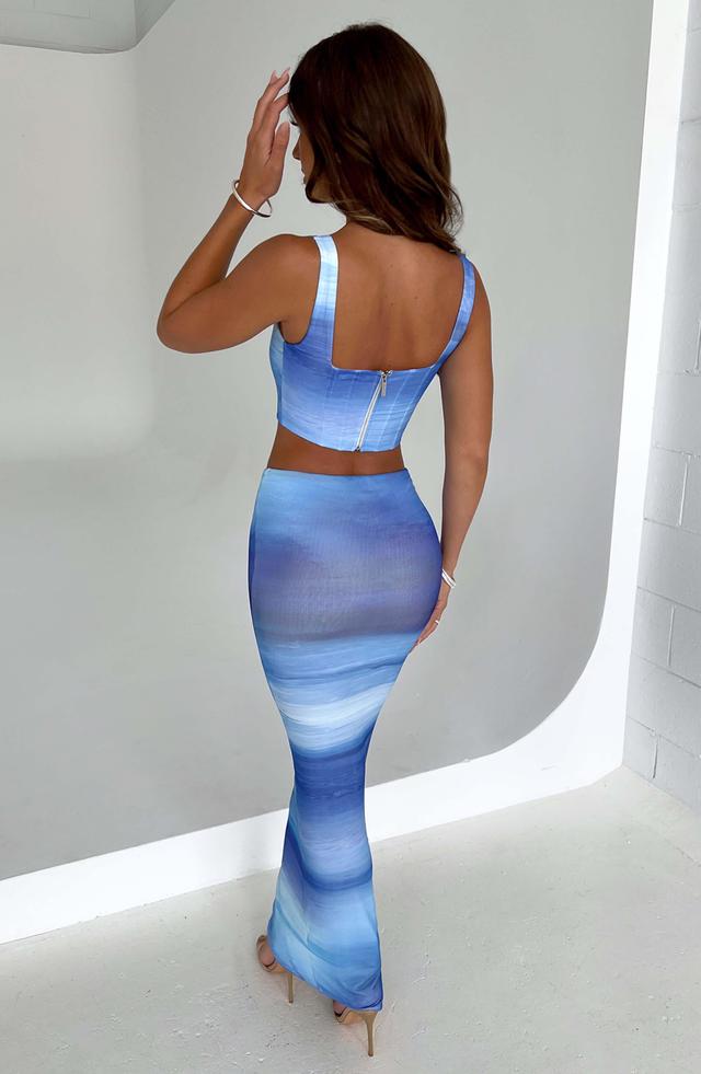 Amber Corset - Blue Haze Print Product Image