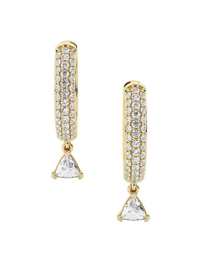 Womens Bomb 14K Yellow Gold & 0.83 TCW Lab-Grown Diamond Drop Earrings Product Image