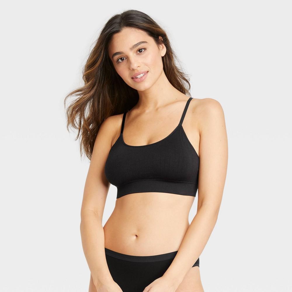 Womens Seamless Bralette - Auden Black XL Product Image