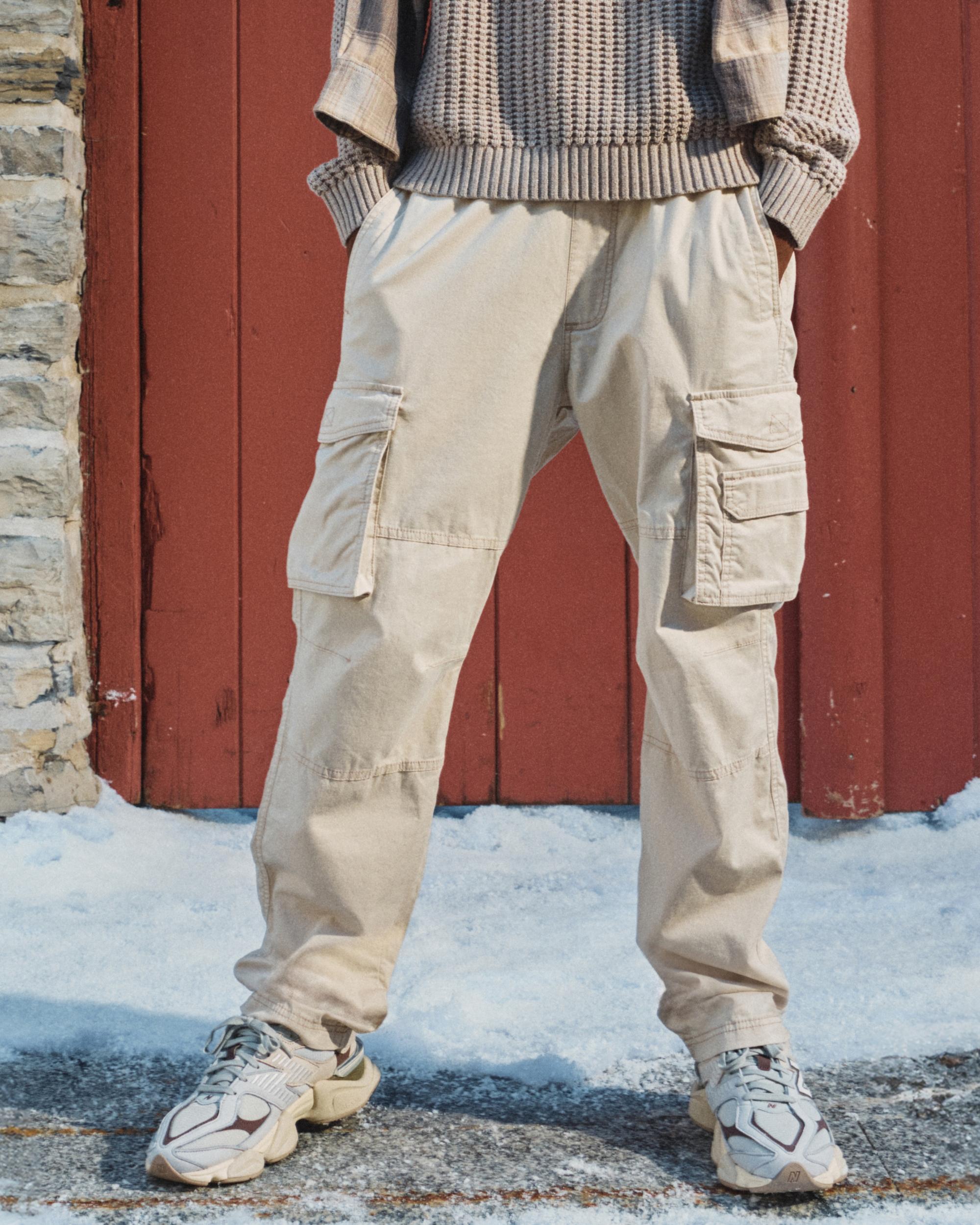 Slim Straight Cargo Pants Product Image