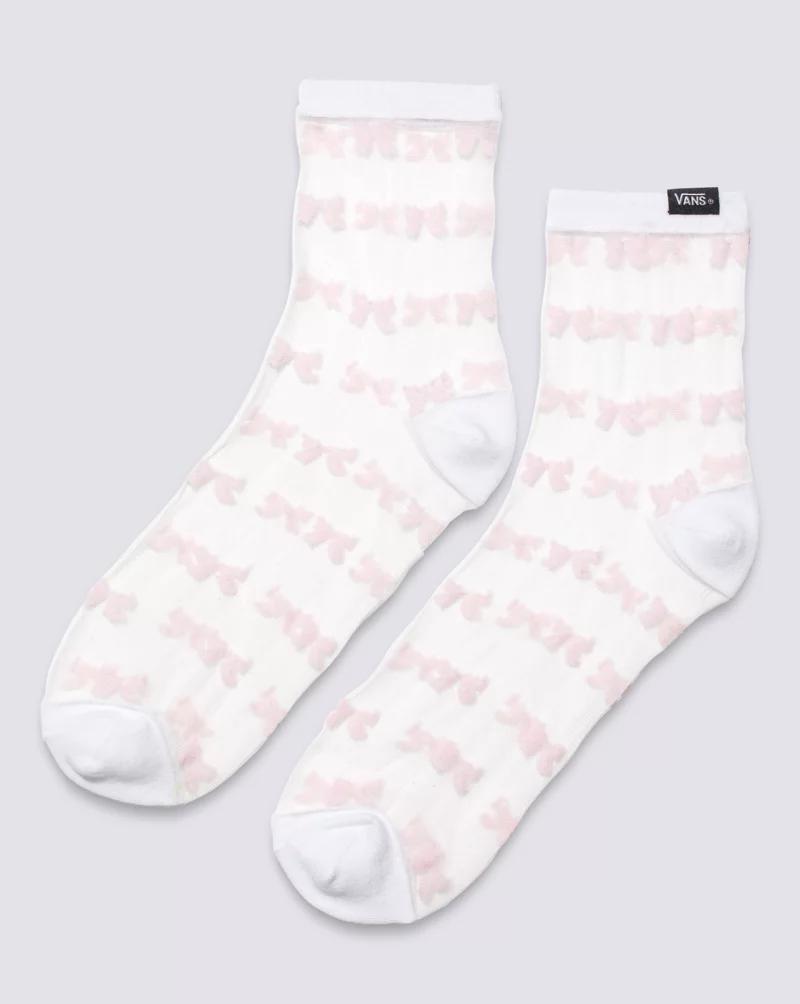 Mesh Bow Half Crew Sock Product Image