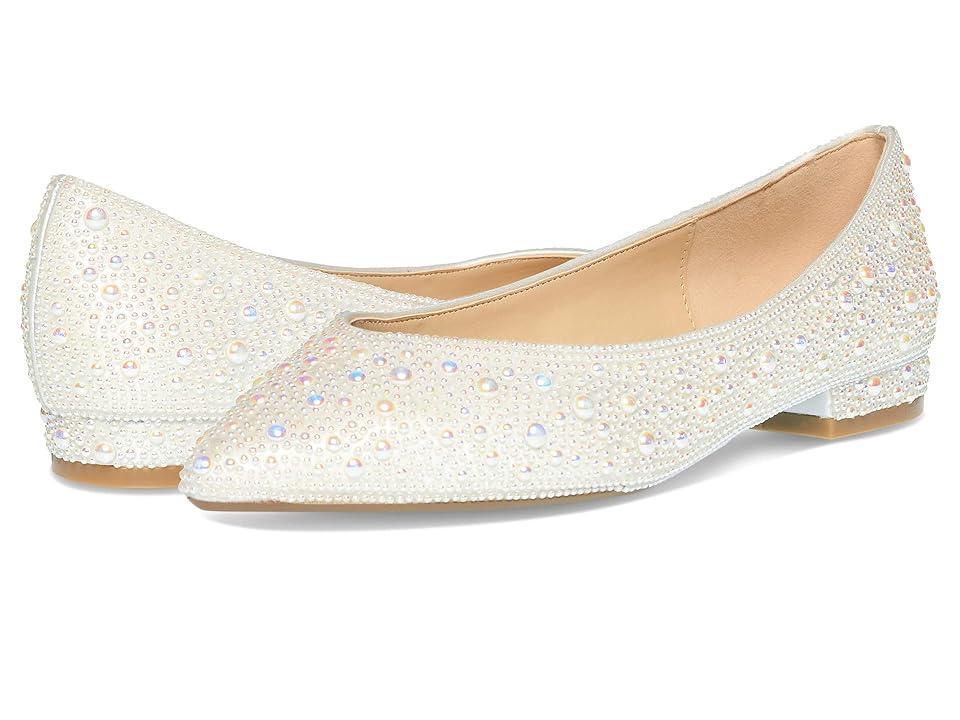 Betsey Johnson Crystal Pav Pointed Toe Flat Product Image