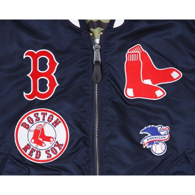 Alpha Industries X Atlanta Braves MA-1 Bomber Jacket Male Product Image