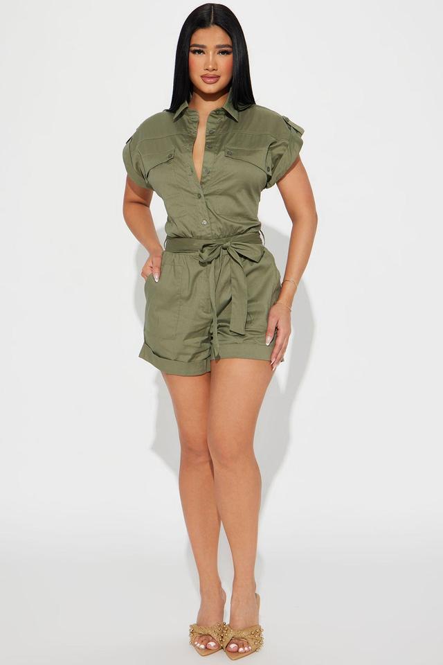 Serenity Romper - Green Product Image