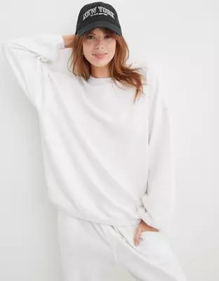 Aerie REAL Crew Sweatshirt Product Image