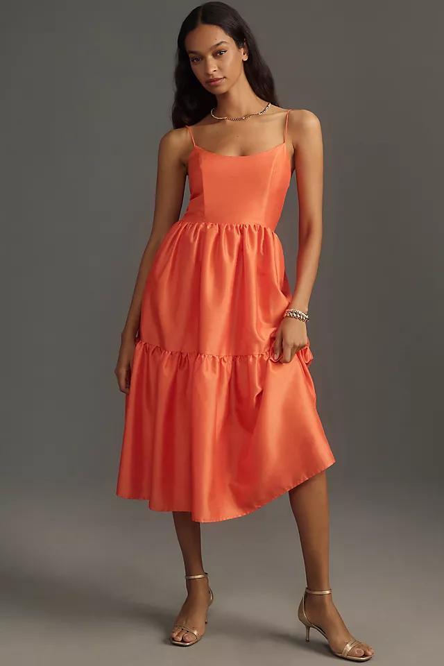 Hutch Tommy Bare Sleeveless Tiered Midi Dress Product Image