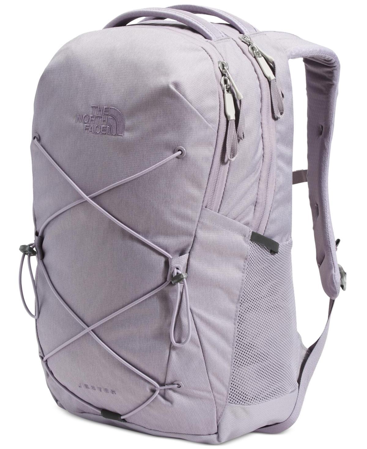 The North Face Women's Jester Backpack (Gravel/TNF Black) Backpack Bags Product Image