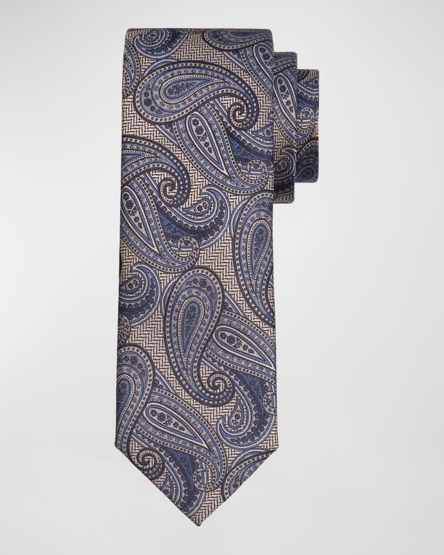 Men's Silk Paisley Tie Product Image