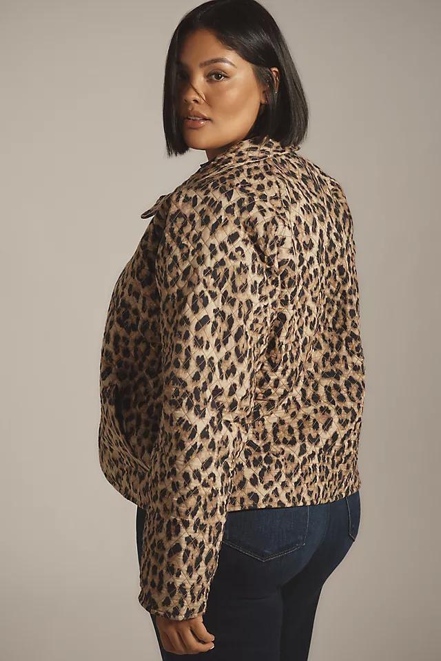 Let Me Be Leopard Quilted Jacket Product Image