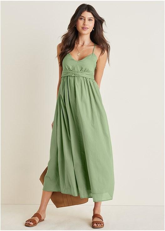 Deep V Maxi Dress Product Image