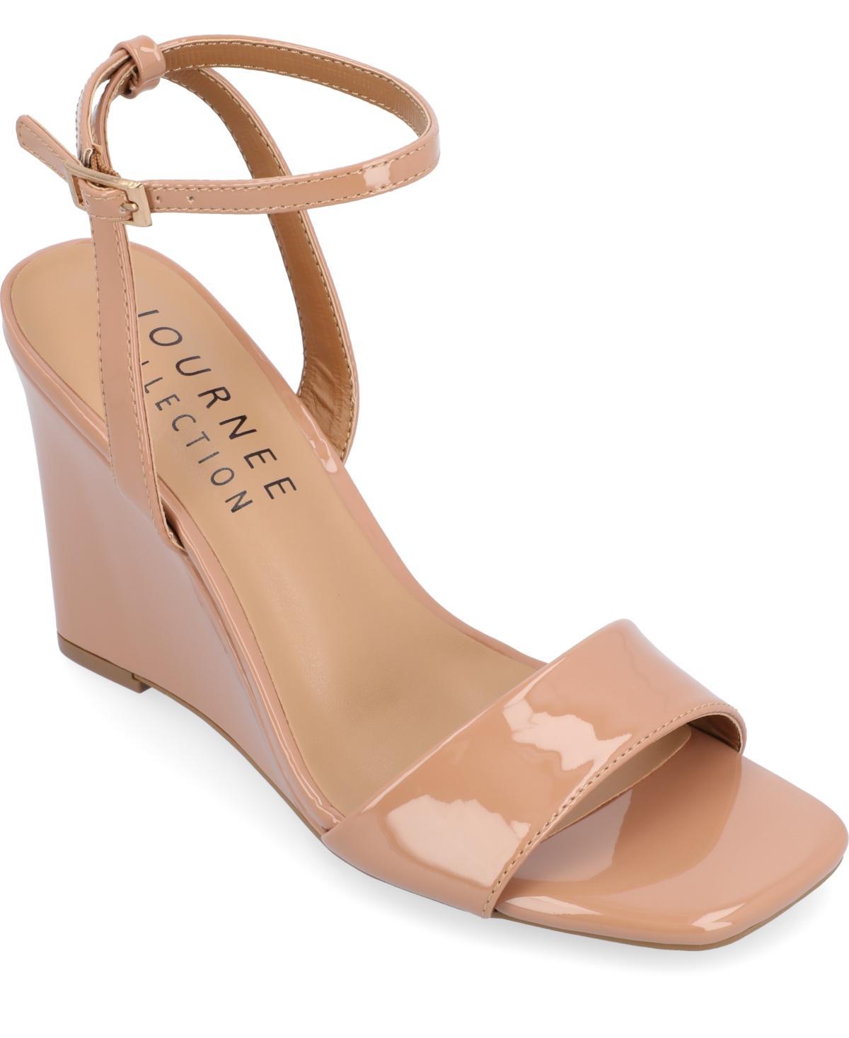 Journee Collection Konna Tru Comfort Foam Womens Wedge Sandals Lt Beige Product Image