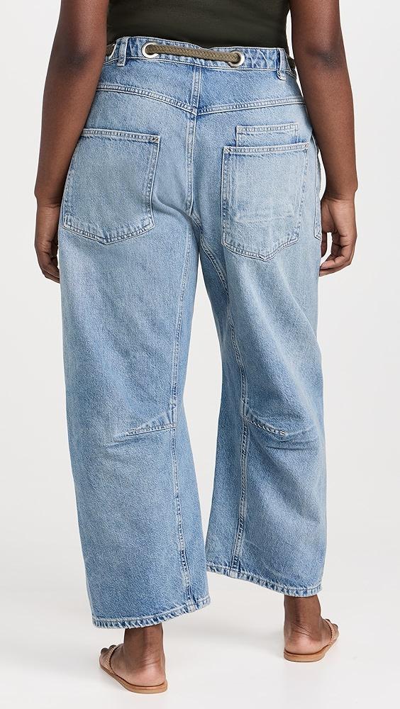 Free People Moxie Pull-On Barrel Jeans | Shopbop Product Image