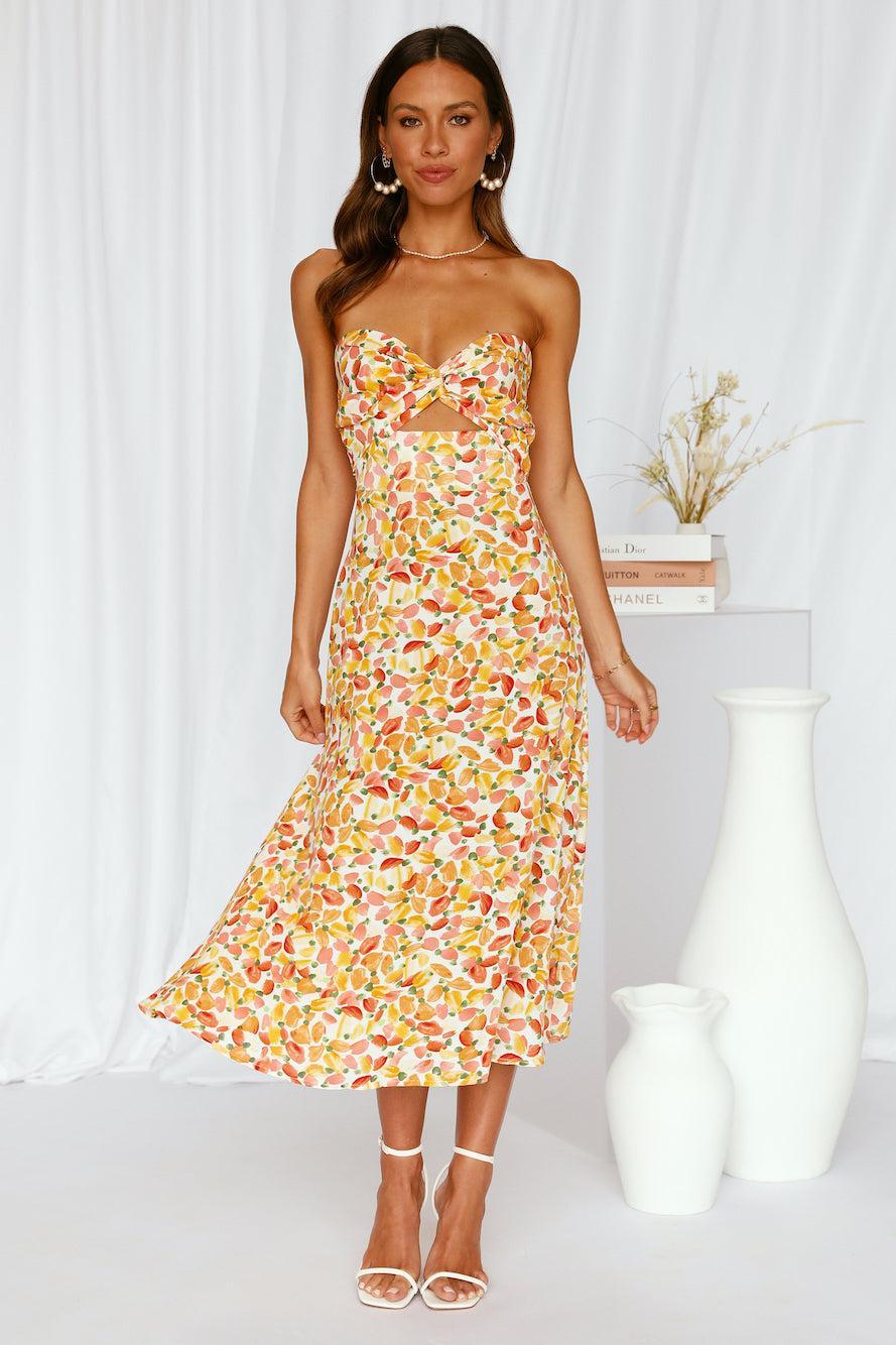 High Note Midi Dress Floral Product Image