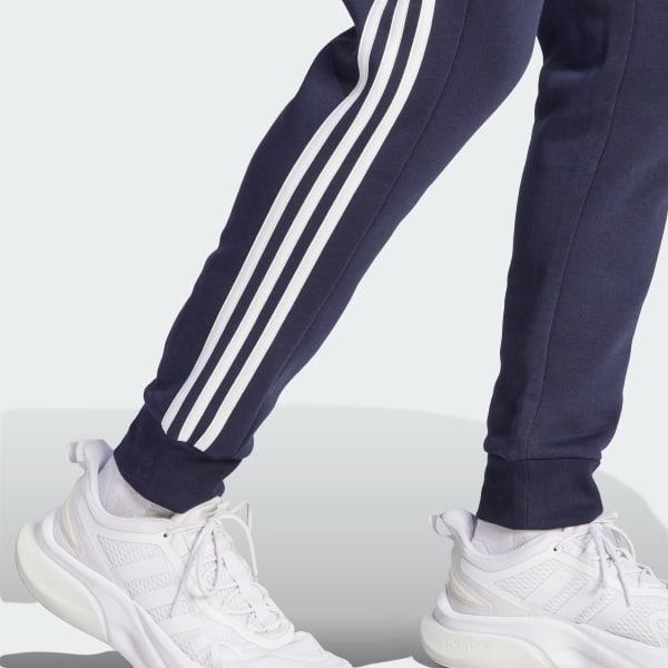 Essentials Fleece 3-Stripes Tapered Cuff Pants Product Image