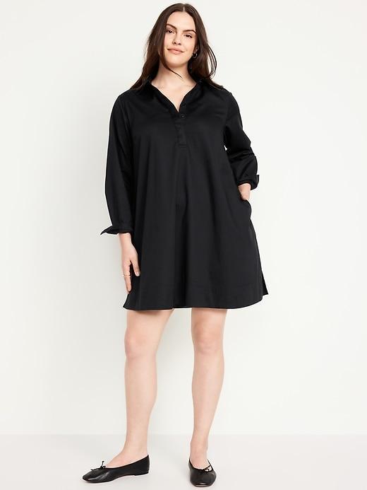 Loose Mini Shirt Dress Product Image