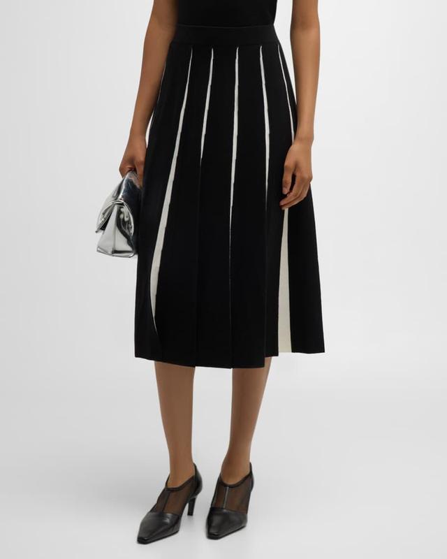 Pleated Midi Skirt Product Image