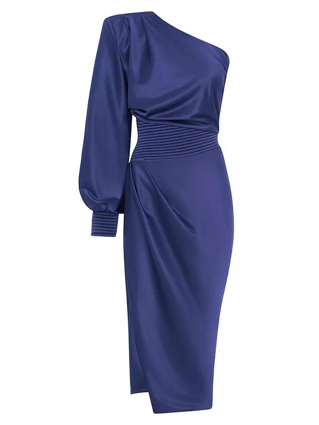 I Got You Satin Midi-Dress Product Image