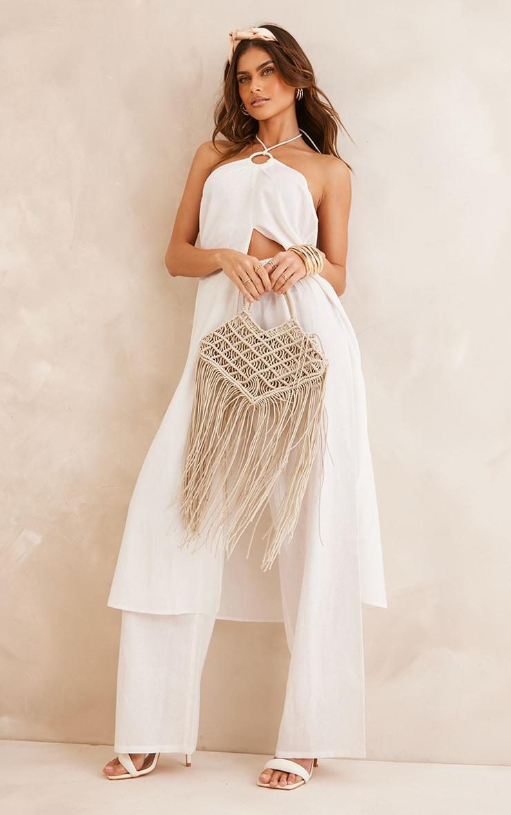 Natural Macrame Tassel Beach Bag Product Image