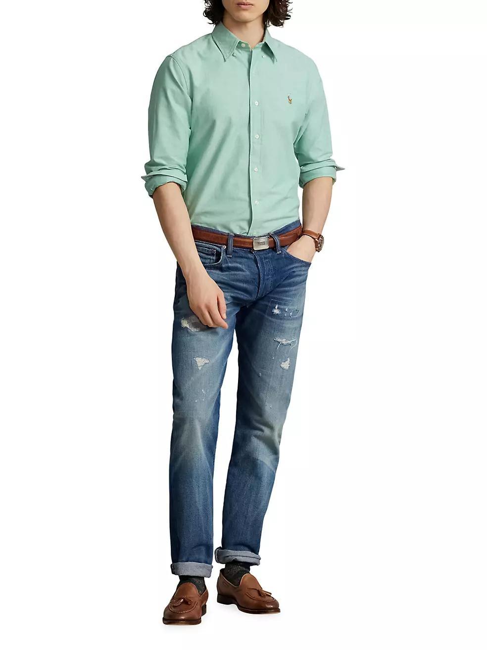 Oxford Long-Sleeve Sport Shirt Product Image