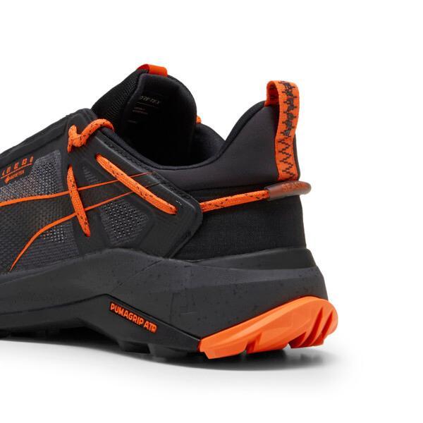 PUMA SEASONS Explore NITROâ¢ GORE-TEX Men's Hiking Shoes in Black/Flat Dark Grey/Flame Flicker Product Image