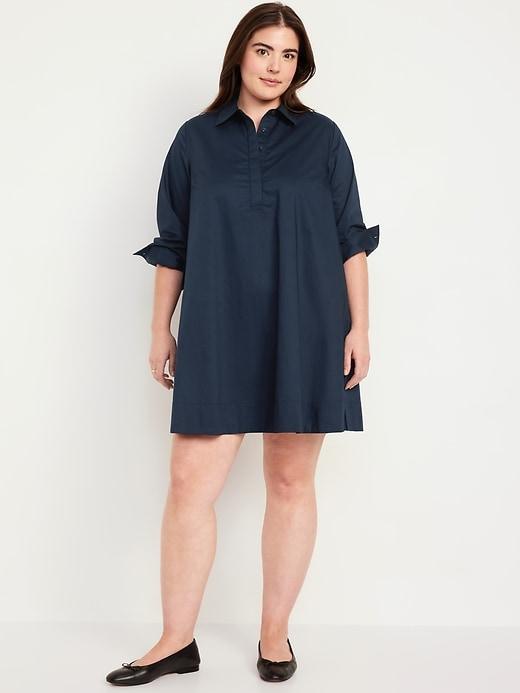 Loose Mini Shirt Dress Product Image