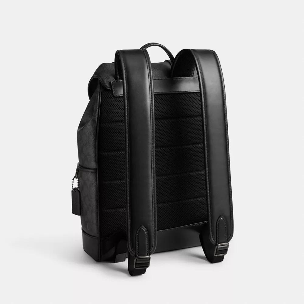 League Flap Backpack In Signature Canvas Product Image