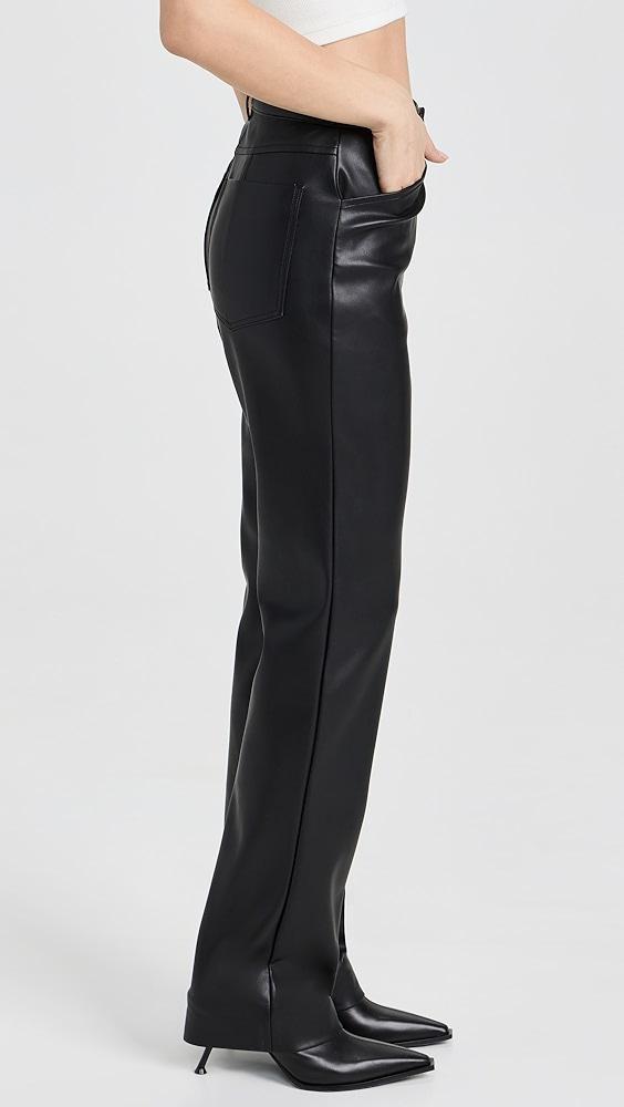 Susana Monaco Faux Leather 4 Pocket Pants | Shopbop Product Image