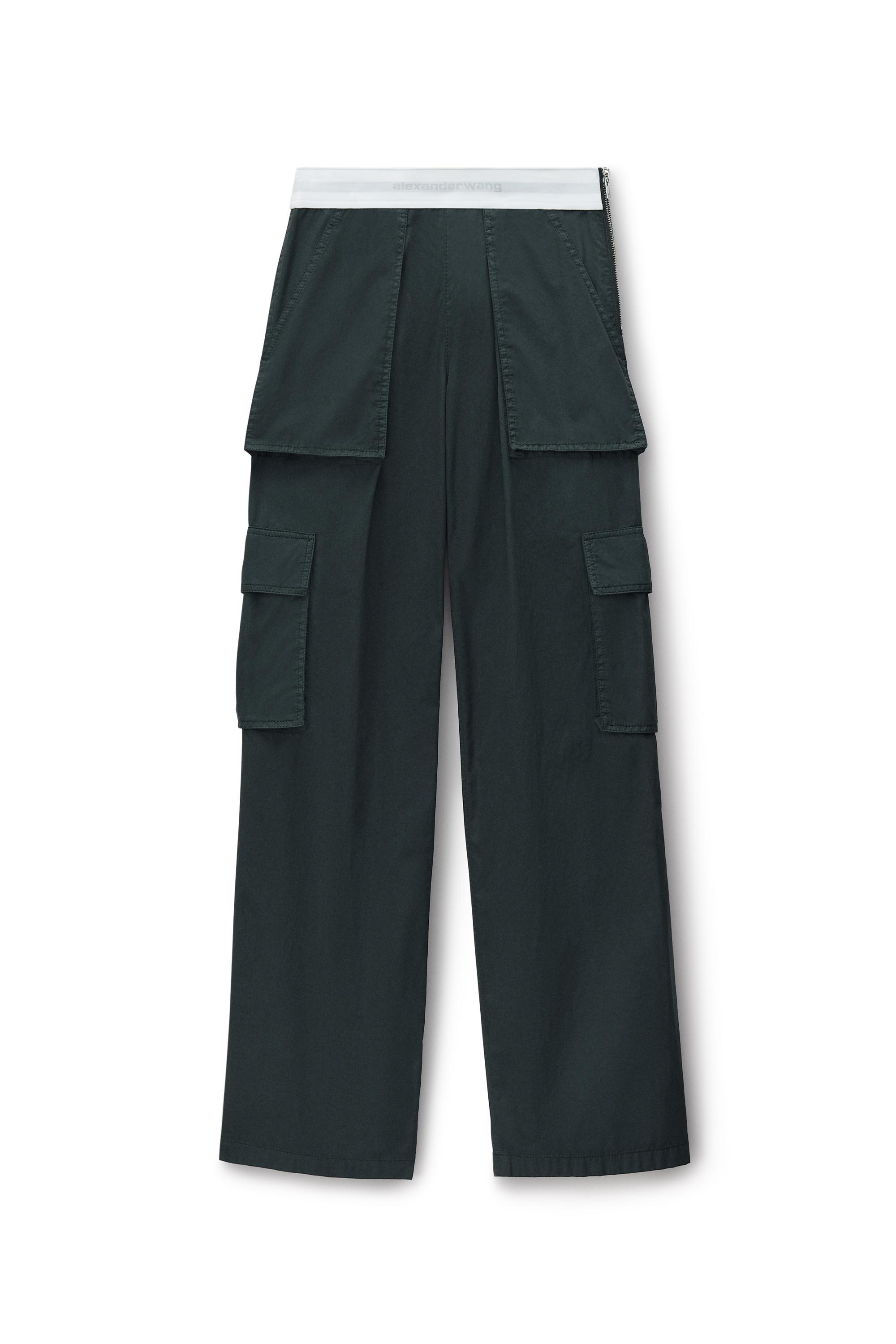 Mid-rise Cargo Rave Pants In Cotton Twill Product Image