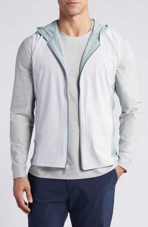 Peter Millar Crown Crafted Solstice Performance Hybrid Full Zip Hoodie Vest Product Image