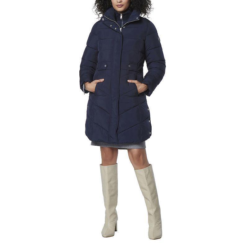 Womens Andrew Marc Marc New York Adler Bib Puffer Coat Product Image