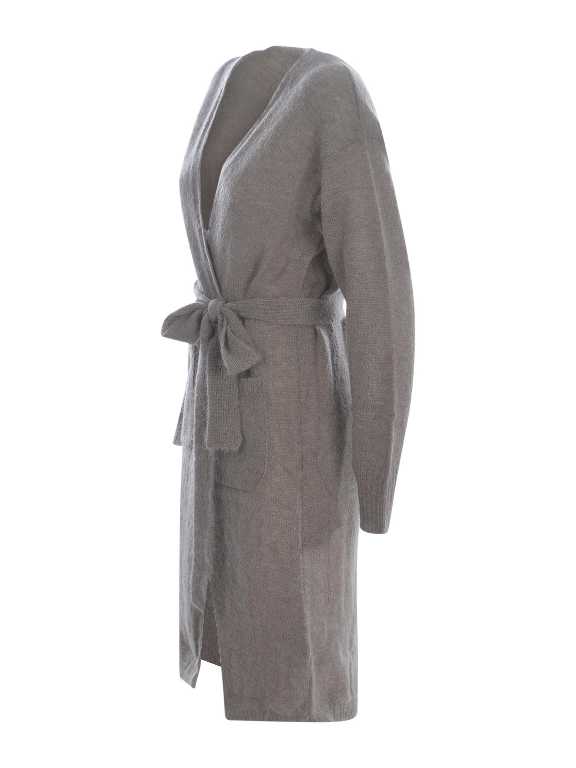 Max Mara Gabon Light Grey Cardigan Product Image