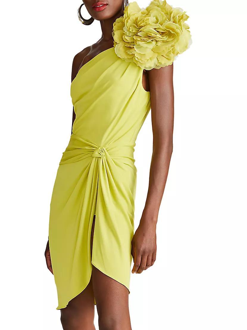 Marca Jersey Rosette Cocktail Dress Product Image