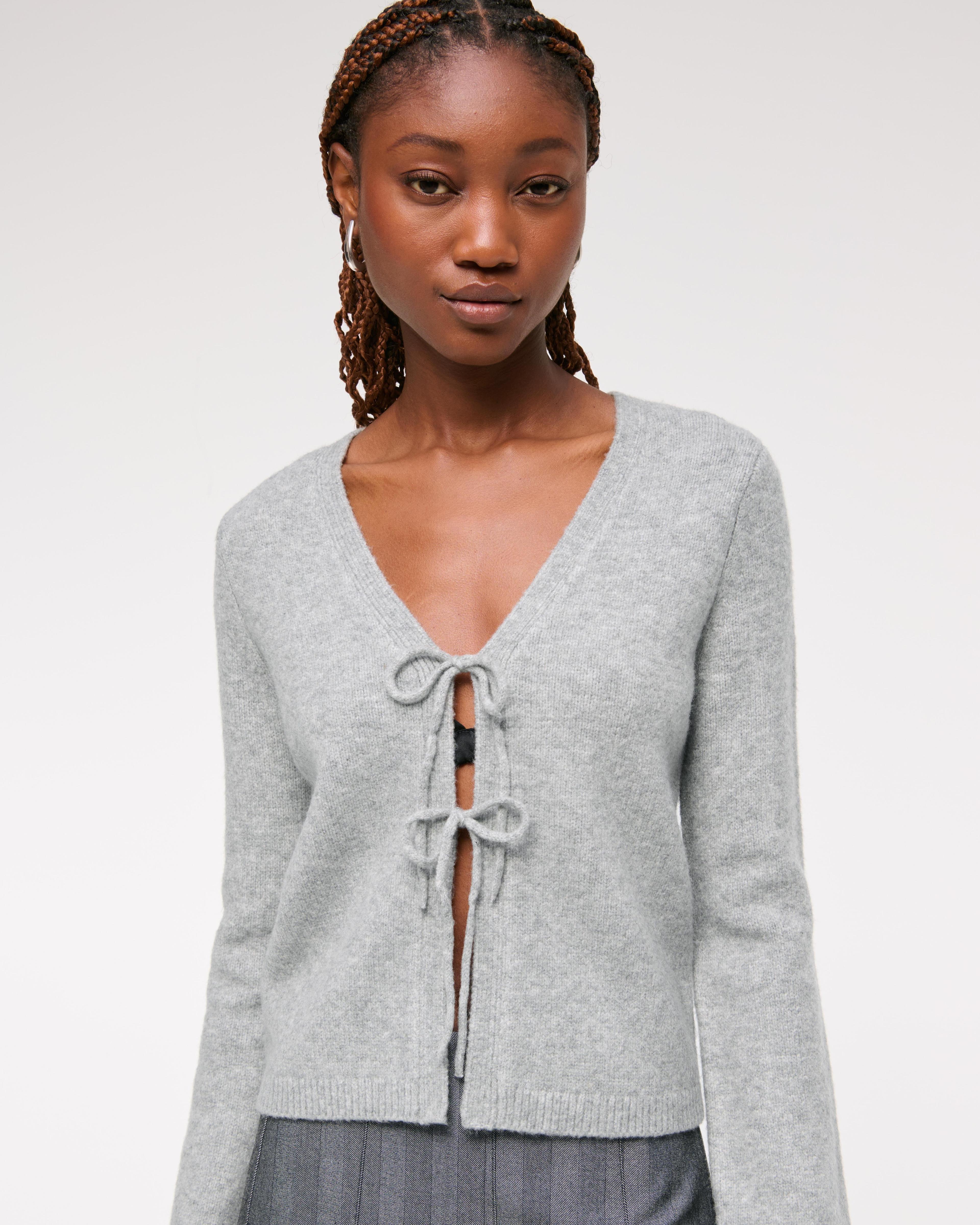 Tie-Front Cardigan Product Image