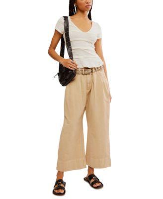 Women's Sweet Talk Pleat-Front Chino Pants Product Image