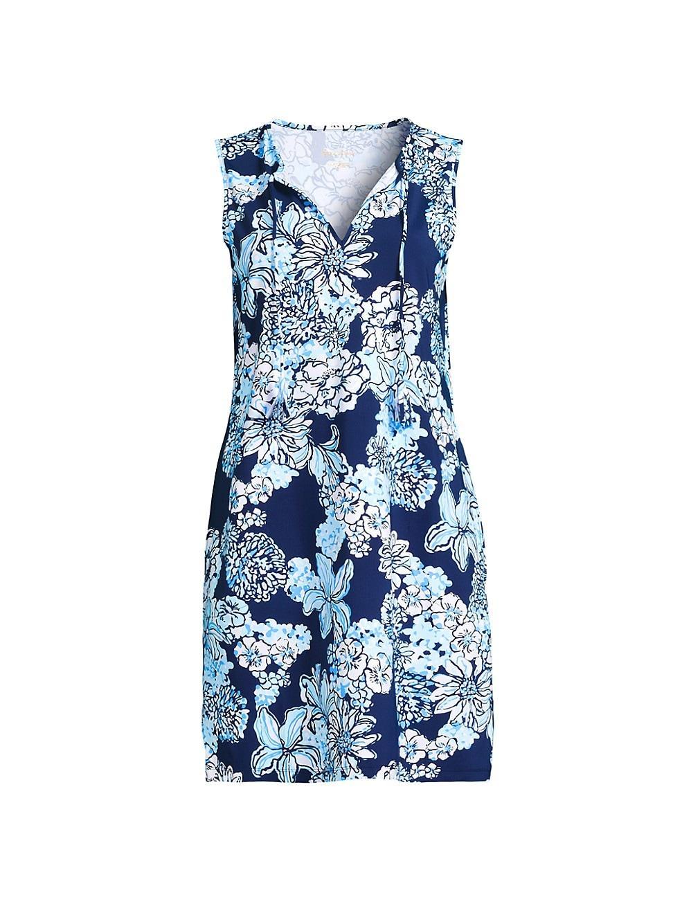 Womens Johana Floral Sleeveless Cover-Up Product Image