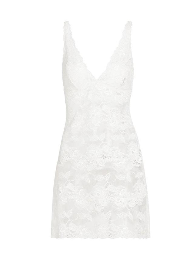 Womens Imagine Floral Lace Slip Minidress Product Image