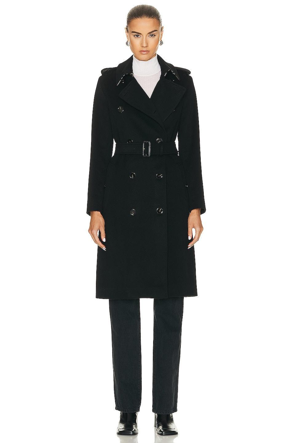 Burberry Kensington Trench Coat Black. (also in ). Product Image