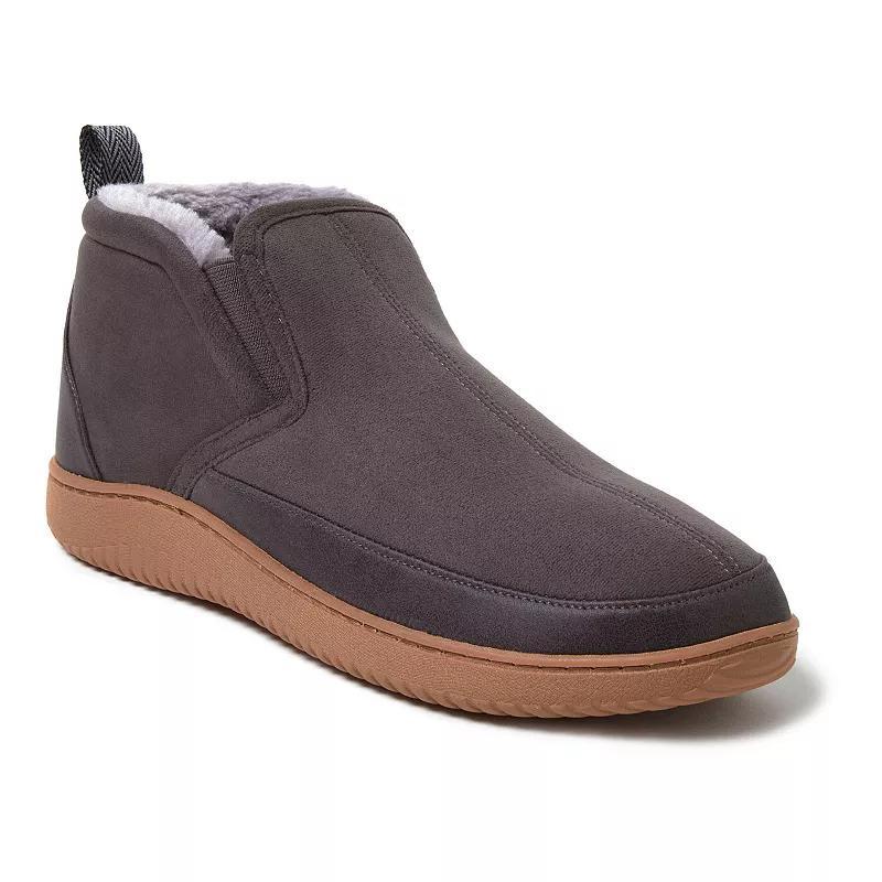 Dearfoams Spencer Microsuede Mens Bootie Slippers Product Image