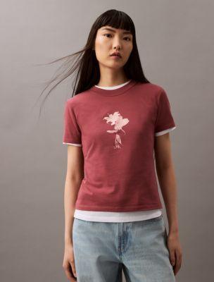 Floral Graphic Slim Fit T-Shirt Product Image