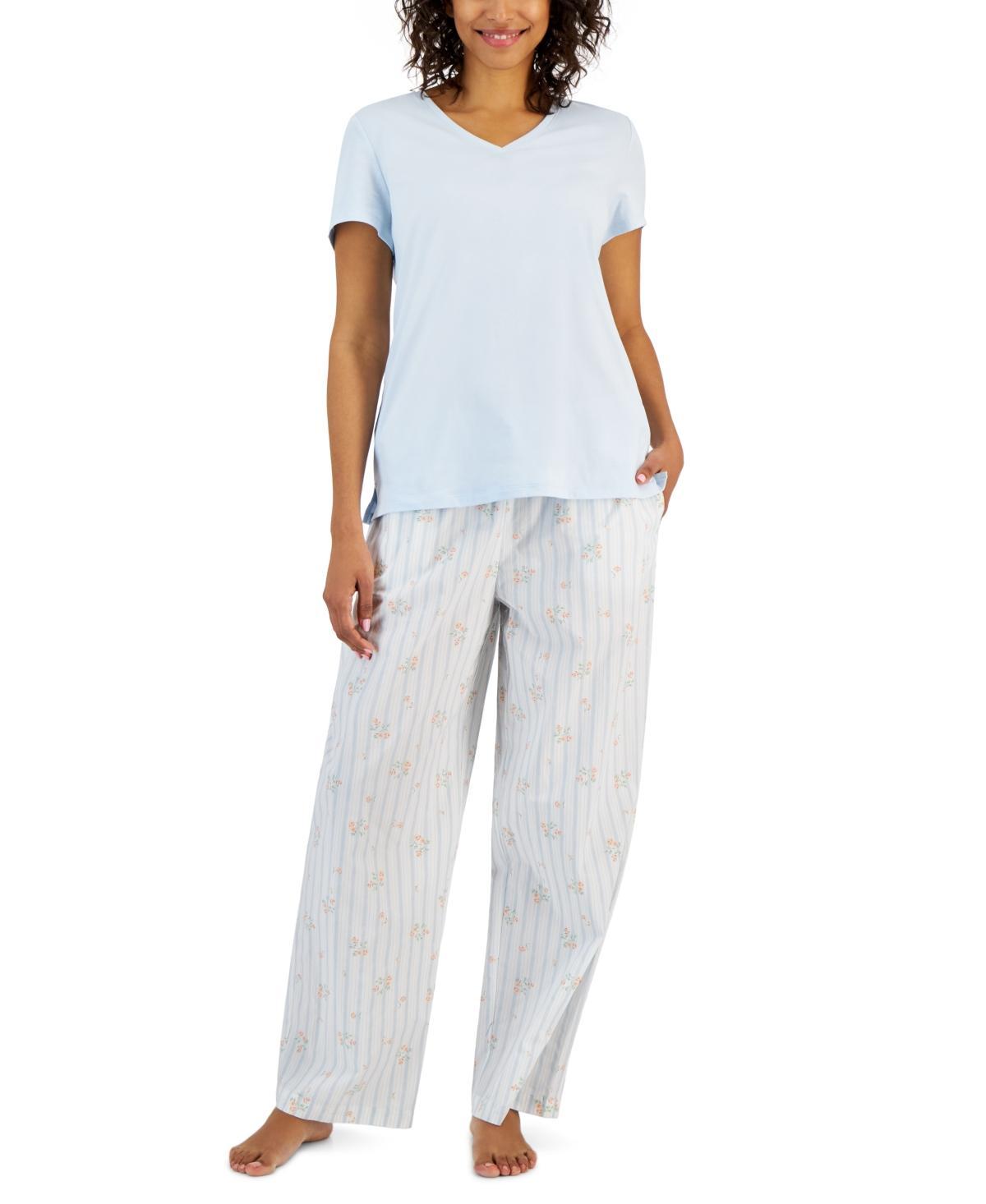 Women's Woven Drawstring Pajama Pants, Created for Macy's Product Image