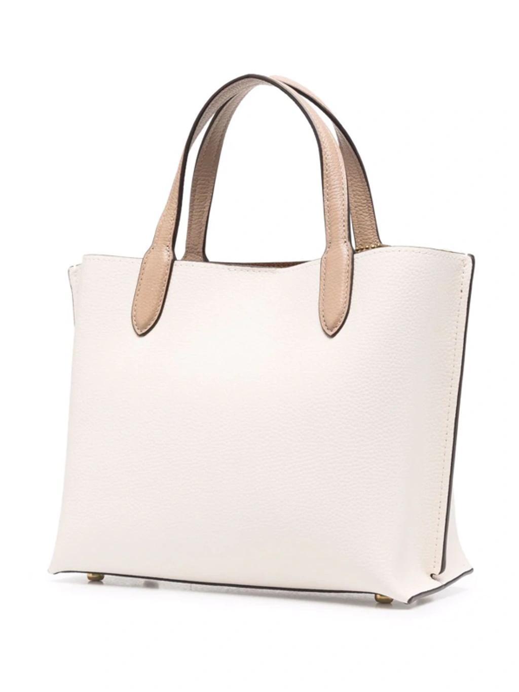 COACH Willow Tote 24 In Colorblock In Nude Product Image