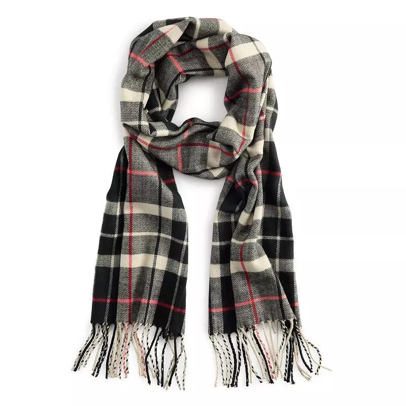 Womens Softer Than Cashmere Classic Plaid Scarf Product Image