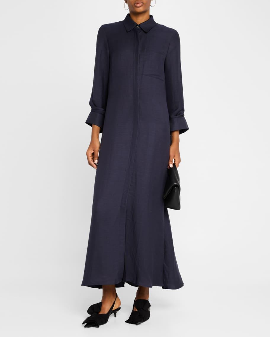 Jenny's Gown Oversized Cotton Poplin Shirtdress Product Image