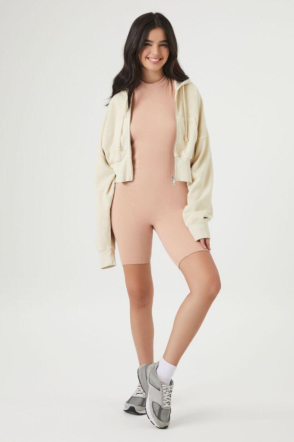 French Terry Zip-Up Hoodie | Forever 21 Product Image