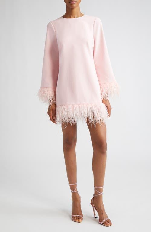 Womens Marullo Long-Sleeve Feather Minidress Product Image