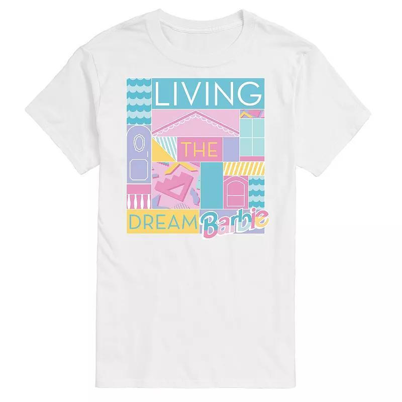 Big & Tall Barbie Living The Dream Graphic Tee, Mens Product Image